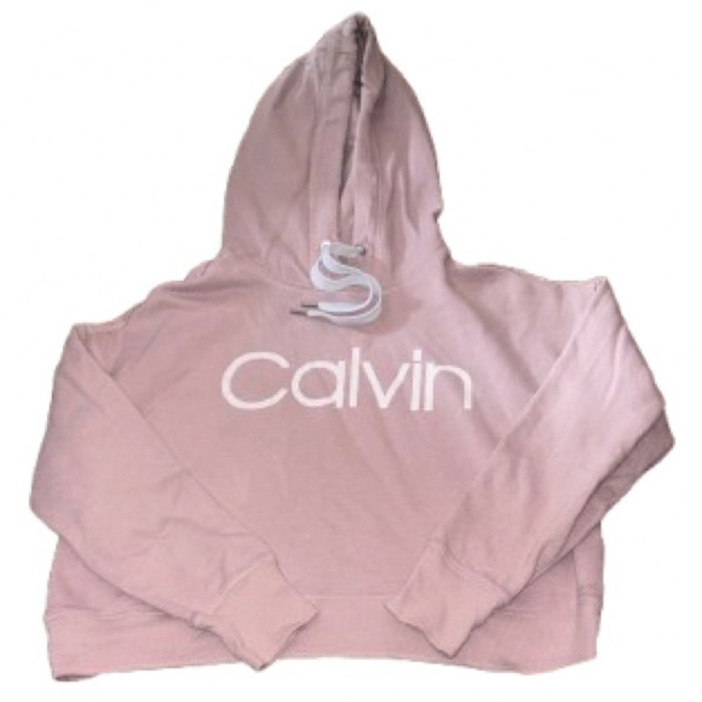 Calvin Klein Performance cropped Pink Hoodie size M